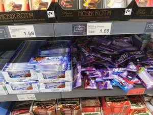 Milka Sckolade bei Aldi für 0,69€
