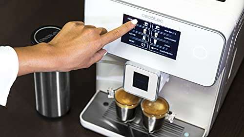 Cecotec Kaffeevollautomat Power Matic-ccino 8000 Touch Serie 1400 W, 19 Bar Kaffeevollautomat mit ForceAroma Technologie und Milchbehälter