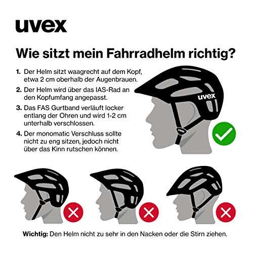 Uvex Unisex – Erwachsene, i-vo Fahrradhelm