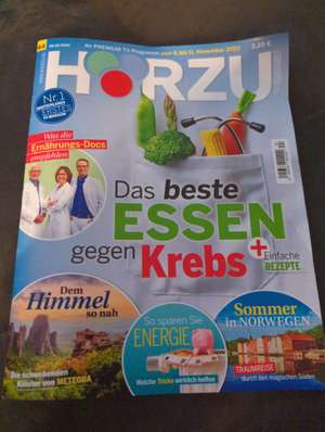 Lokal - Gratis Hörzu TV Zeitung im Rollermarkt Görlitz