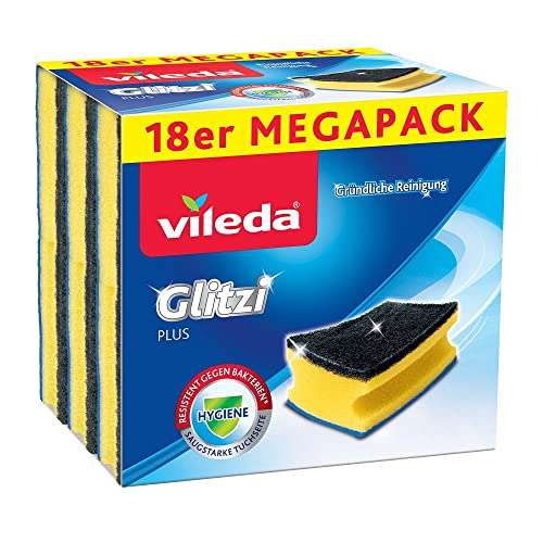 Vileda Glitzi Plus Topfreiniger, 18er-Pack (inkl. Versand im Prime SparAbo)