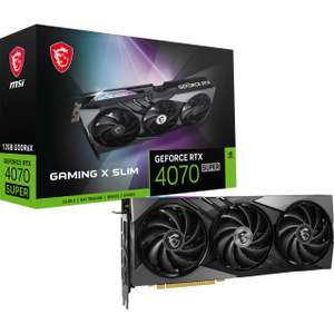 (MindStar) 12GB MSI GeForce RTX 4070 SUPER Gaming X Slim + 40€ Steam Gutschein