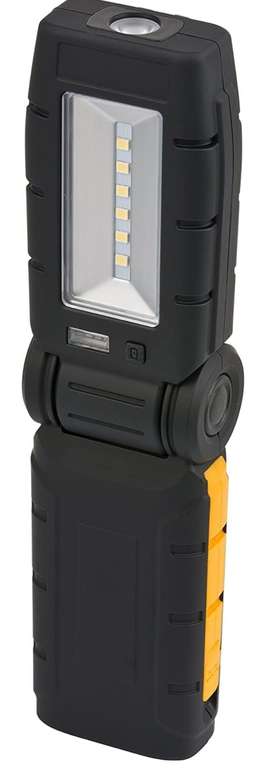 Brennenstuhl LED Taschenlampe mit Akku und Ladestation / LED Arbeitsleuchte für außen IP54 (280+70lm) PRIME