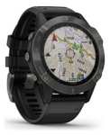 Garmin Fenix 6 Sapphire (GPS-Multisport-Smartwatch, 47mm, 1,3" Display mit Saphirglas, Bluetooth, ANT+, Wi-Fi, bis 14 Tage Akku)