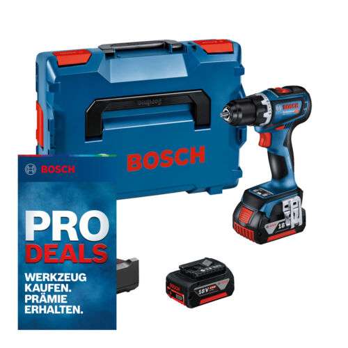 Letzter Tag für ProDeals: Bosch Professional Akku-Bohrschrauber GSR 18V-90 C 2x Akku ProCORE 4Ah in L-Boxx für 269,99€ [Ebay]