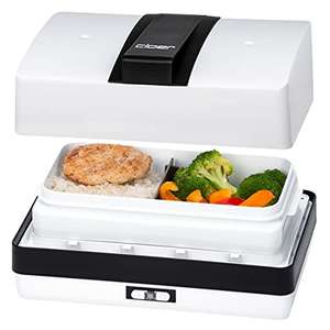 [Amazon] Cloer 800MBX Menübox elektrische Lunchbox zum Aufwärmen von Speisen-inkl 1,2 l, Tablett und Messbecher, 1,2 Liter