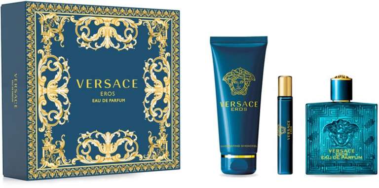 Versace Eros Eau de Parfum 100 mL + 10 mL + Duschgel 150 mL