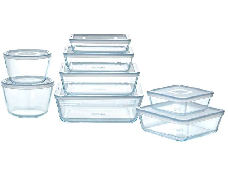 Pyrex Cook & Freeze Glasgefäß-Set 8-tlg. für 39,95€