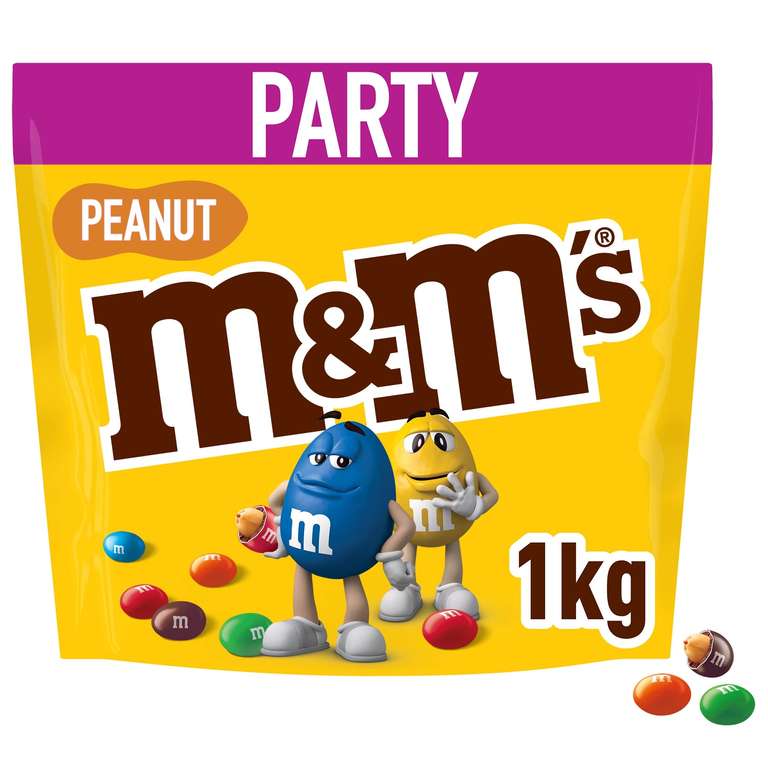 [Amazon Spar-Abo] M&M‘s Peanut Partypackung 1kg