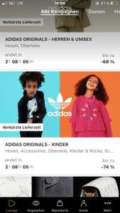 Adidas Kinder bis -74% bei Zalando Lounge
