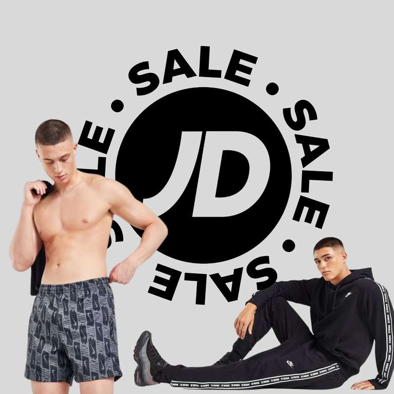 JD: 20 % Rabatt auf reduzierte Bekleidung von Nike und Jordan, z. B. Nike Repeat Woven Swim Shorts