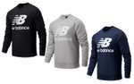 New Balance Sweater Essentials Stacked Logo Crew (in 3 verschiedenen Farben, Gr. S - XXL)