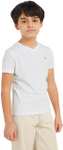 [Prime] Tommy Hilfiger Organic Cotton V-Neck T-Shirt Kinder | Größe 128, 140, 152, 164