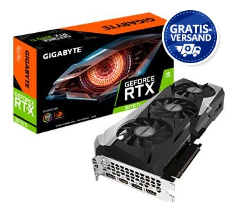 Gigabyte GeForce RTX 3070 Ti GAMING 8GB