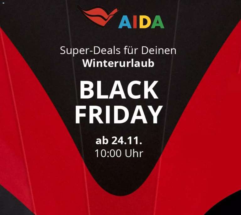 [AIDA Black Week] diverse Kreuzfahrten ab 299€ p.P. inkl. Vollpension & Trinkgeld | z.B. 7 Nächte ab Mallorca | Außen +100€ | Balkon +200€