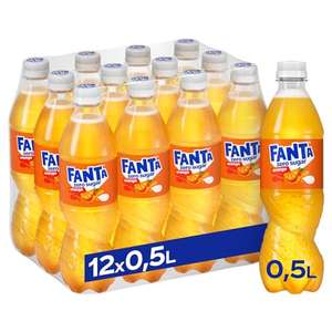 diverse Sorten Cola / Fanta / Sprite 12 x 0,5 l Flaschen im Angebot - mit Sparabo 9,34