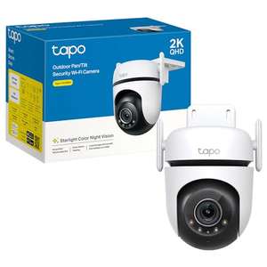 [amazon.fr] TP-Link Tapo C520WS Überwachungskamera Außen, Starlight Farbe Nachtsicht, 360° Kamera , 2K 4MP, IP66