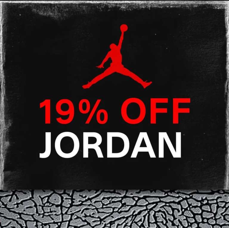 19% auf fast alle Nike Air Jordan Artikel bei Kickz.com