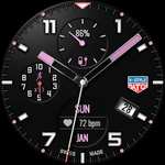 V Analog Watch Face, WearOS watch [WearOS Watchface][Google Play Store]