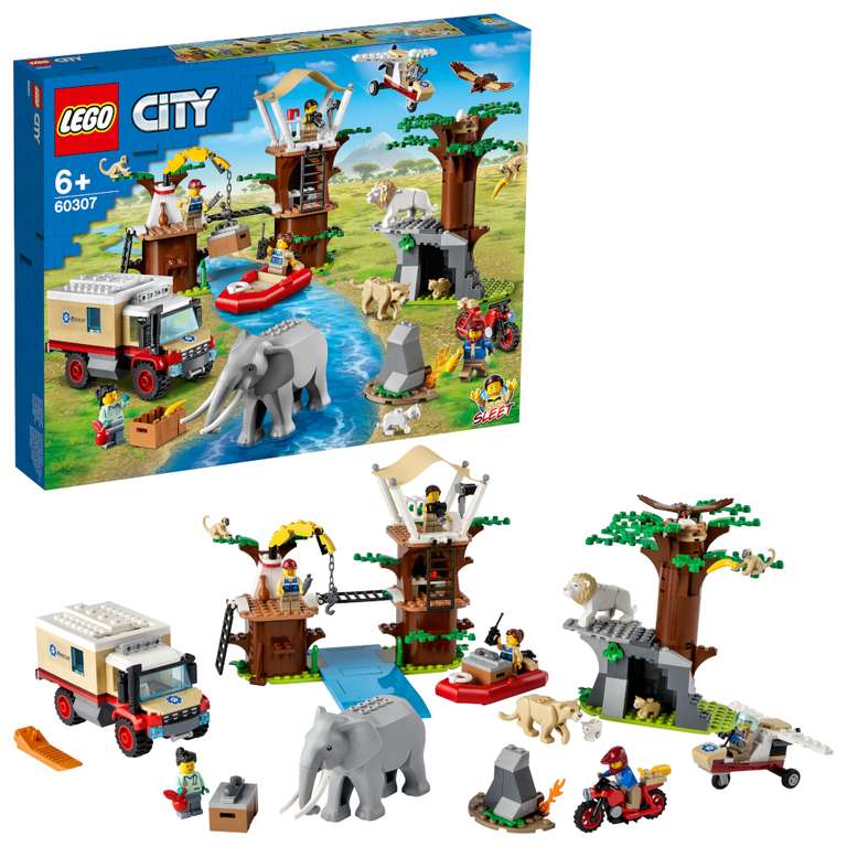 Lego 60307 City Wildlife Tierrettungscamp für 69,99 Euro inkl. Versand (bei Smyth's Toys Click & Collect)