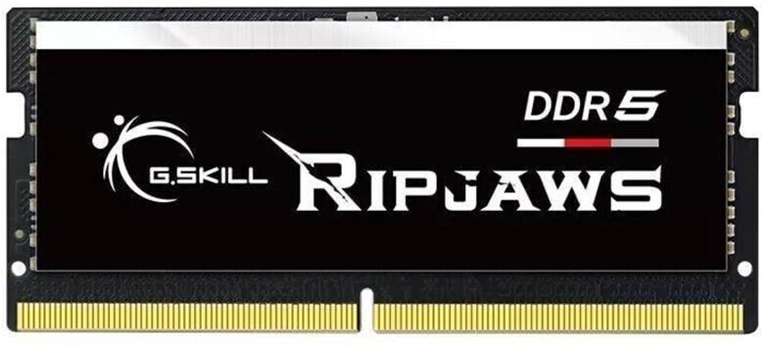 G.Skill Ripjaws 16GB DDR5-4800 SO-DIMM RAM für 51,98€ und G.Skill Ripjaws 16GB DDR5-5200 für 56,98€ (NBB)