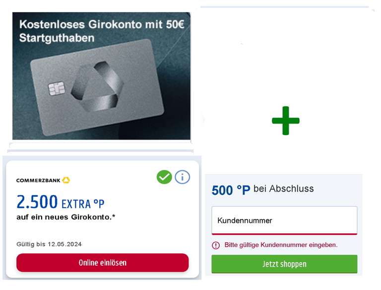 [Commerzbank + Payback] 3.000 Punkte (30€) + 50€ Startguthaben für Eröffnung Giro, Apple-/Google-Pay; Neukunden, personalisiert