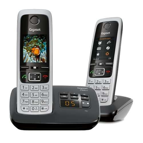 Gigaset C430A Duo 2 schnurlose Telefone mit Anrufbeantworter (Warehousedeal) (NP 84,99€)