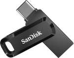 171° - USB-Stick SANDISK 128 GB Ultra Dual Drive GO, USB-C & USB-A , bis zu 400 MB/s Lesen
