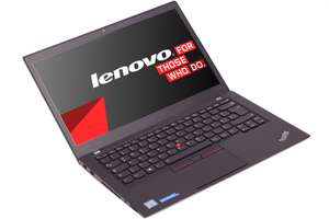 (Gebraucht) Lenovo ThinkPad T460s, i5-6200U, 8GB RAM, 250GB SSD, WQHD, Win 10 Pro