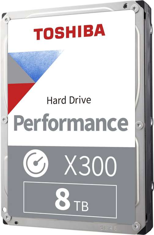 8TB interne HDD Festplatte mit CMR: 20 € je TB - Toshiba X300 Performance 8TB, SATA 6Gb/s, retail