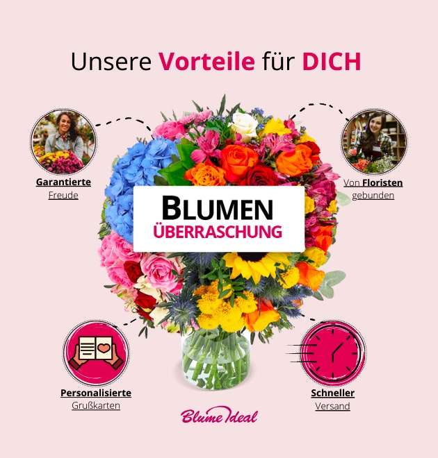 BlumeIdeal: Blumenüberraschung für 26,98€ inkl. Versand (statt 36€)