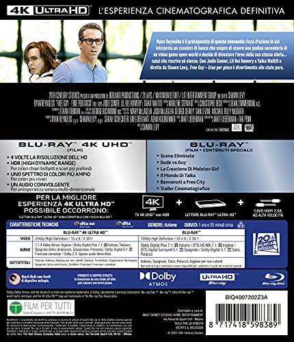 Free Guy (4K Blu-ray + Blu-ray) für 12,36€ inkl. Versand (Amazon.it)