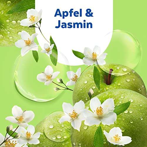 Sagrotan No-Touch Nachfüller Apfel und Jasmin – Für den automatischen Seifenspender – 5 x 250 ml Handseife (Prime Spar-Abo)