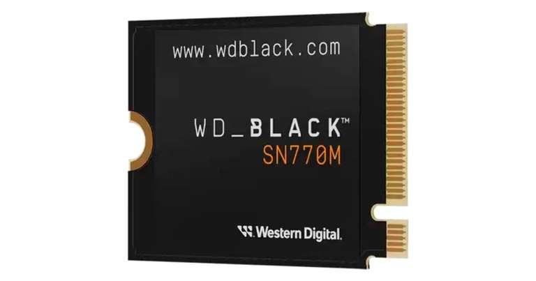 Nach Cashback 126,89 € - WD Black SN770M 2 TB NVME SSD 2230 Steam Deck, Asus ROG Ally, Legion Go kompatibel