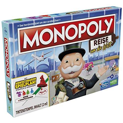 [PRIME] Monopoly - Reise um die Welt (Hasbro F4007100) für 20,99€