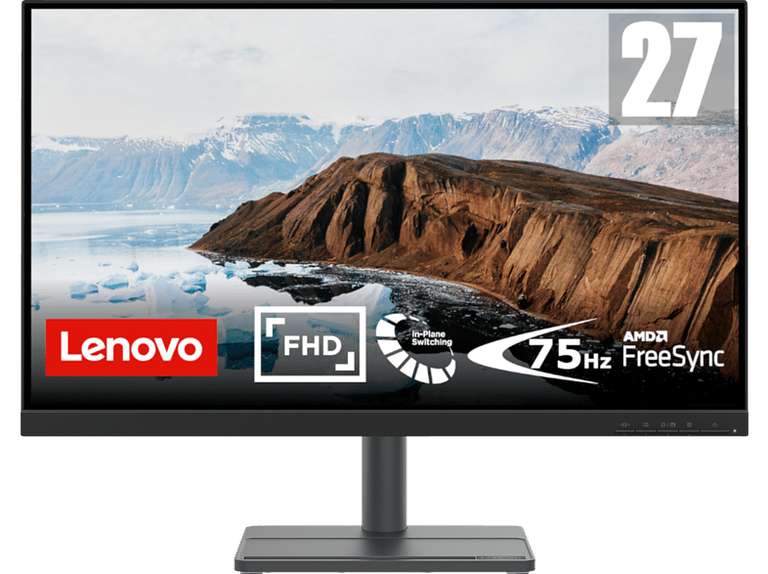 Lenovo L27e-30 Full-HD Monitor (27", 4 ms, 75 Hz) - myMediaMarkt!