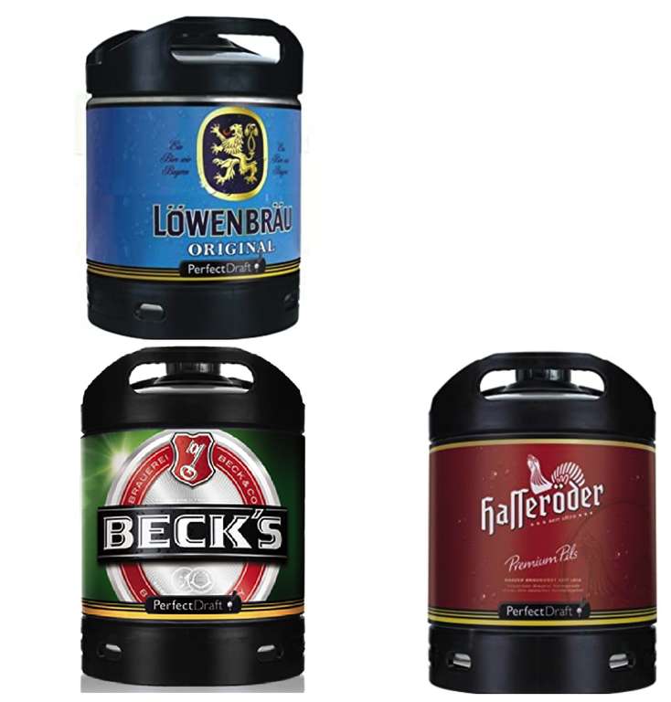 Deutsche Biermarken Perfect Draft Fässer bei Dosenmatrosen.de ab