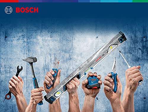 (prime) Bosch Professional Universal Klappmesser mit Klingenfach im Metall-Griff