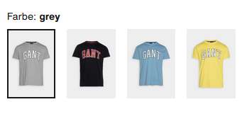 GANT Herren T-Shirt in verschiedenen Farben Gr XS bis XXL für 17,95€ (Zalando Plus/Prime)
