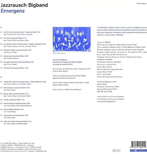 Jazzrausch Bigband Emergenz - Vinyl LP (incl. Hi-Res-Qobuz-Download)