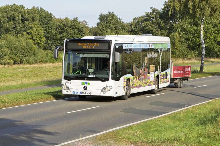 [Lokal Lüneburger Heide] Kostenlos mit dem Heide-Shuttle Bus durch die Naturparkregion