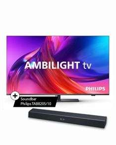 Philips 55PUS8848 + TAB8205 Soundbar [Ambilight, 120Hz, 4K TV, 55 Zoll]