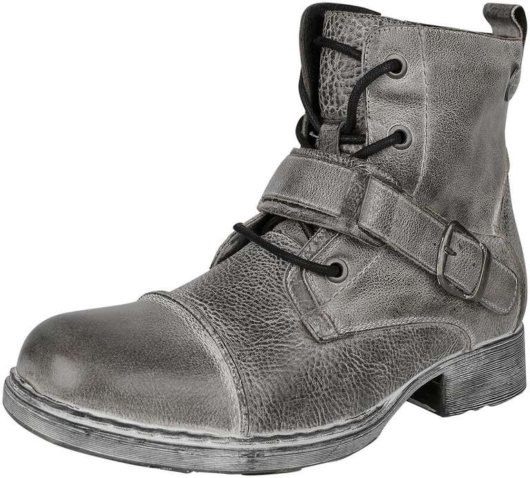 [Rock Rebel by EMP] 'Last Man Standing' Boots in Grau – Stil trifft auf Komfort, jetzt zum unschlagbaren Preis!