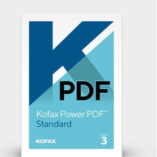 Kofax (ehemals Nuance) Power PDF 3 Standard D WIN 1 Benutzer Vollversion Download