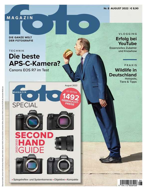 Foto Magazin Abo (12 Ausgaben) für 111,40 € mit 80 € BestChoice-Gutschein als Prämie