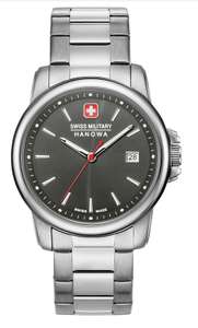 Herren-Armbanduhr XL Swiss Recruit Prime Analog Quarz Edelstahl