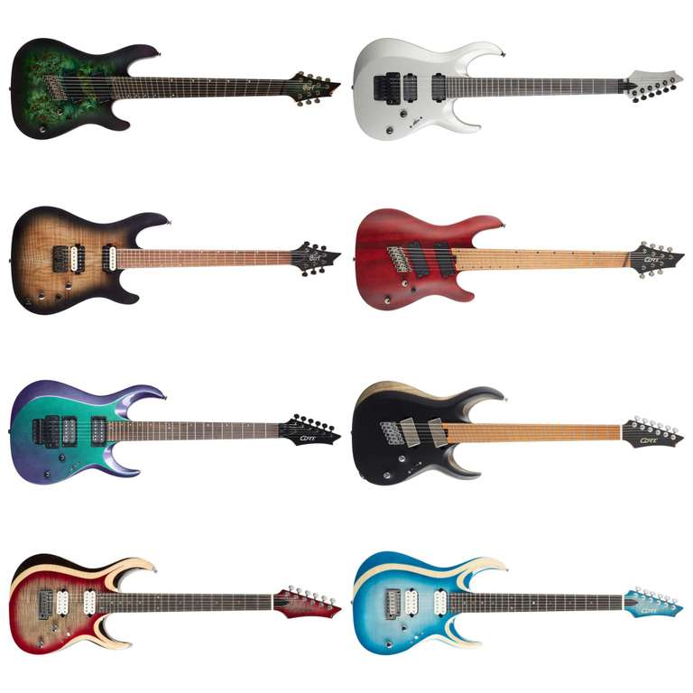 E-Gitarren Sammeldeal (15), z.B. Cort KX507MS SDG, siebensaitige E-Gitarre für 639€ (Cort, PRS SE, Fender etc.)
