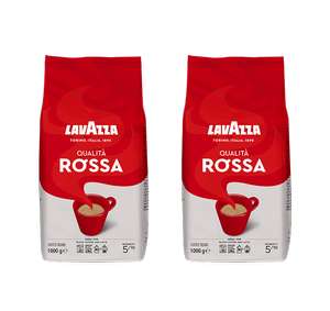 2 x 1kg Lavazza Kaffeebohnen "Qualità Rossa", 5/10 (10,79€/KG) [Lavazza.de]