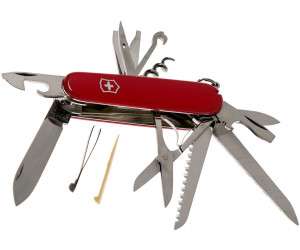 Victorinox Ranger Taschenmesser (21 Funktionen, Metallsäge, Holzmeissel, Schere) rot