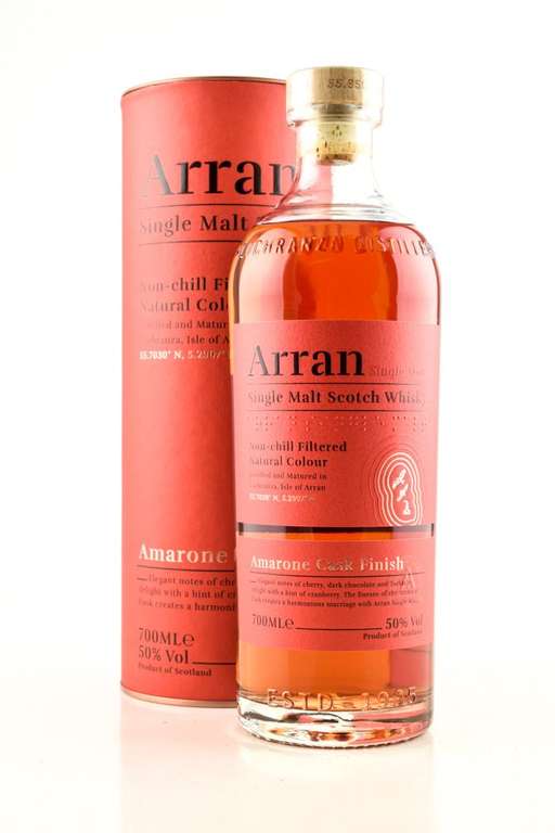Arran Cask Finish Amarone Whisky 50%vol. 0,7l